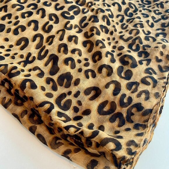 Cheetah Leopard Oversized Infinity Scarf - Picture 2 of 4
